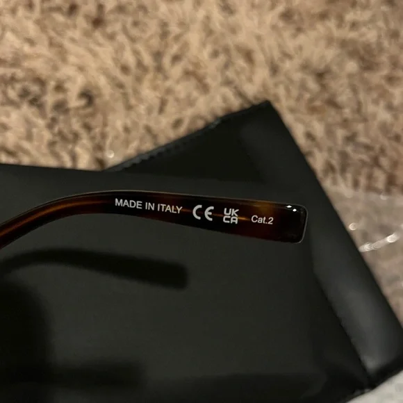 Saint Laurent Tortoise Shell Sunglasses - Picture 8 of 13